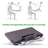 Adjustable Laptop Tablet Stand Portable Anti-skid Angle Height Bracket Home Office