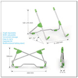 Adjustable Laptop Tablet Stand Portable Anti-skid Angle Height Bracket Home Office