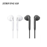 S6 In Ear Earphone Noise Isolating Stereo Sport Earphone Headset For Iphone Samsung