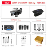 ZWN SG907 SG901 GPS Drone with Wifi FPV 1080P 4K HD Dual Camera Optical Flow RC Quadcopter