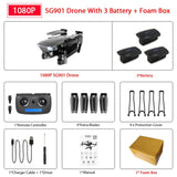 ZWN SG907 SG901 GPS Drone with Wifi FPV 1080P 4K HD Dual Camera Optical Flow RC Quadcopter