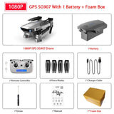 ZWN SG907 SG901 GPS Drone with Wifi FPV 1080P 4K HD Dual Camera Optical Flow RC Quadcopter