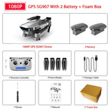 ZWN SG907 SG901 GPS Drone with Wifi FPV 1080P 4K HD Dual Camera Optical Flow RC Quadcopter