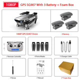 ZWN SG907 SG901 GPS Drone with Wifi FPV 1080P 4K HD Dual Camera Optical Flow RC Quadcopter
