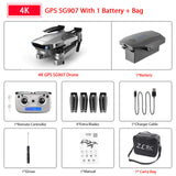 ZWN SG907 SG901 GPS Drone with Wifi FPV 1080P 4K HD Dual Camera Optical Flow RC Quadcopter