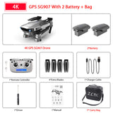 ZWN SG907 SG901 GPS Drone with Wifi FPV 1080P 4K HD Dual Camera Optical Flow RC Quadcopter