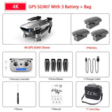 ZWN SG907 SG901 GPS Drone with Wifi FPV 1080P 4K HD Dual Camera Optical Flow RC Quadcopter