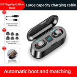 New F9 Wireless Headphones Bluetooth 5.0 TWS Headset HIFI Mini In-ear Sports Running Earphone
