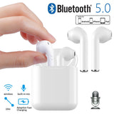 Mini i7s TWS Wireless Earphone V5.0 Bluetooth Earphones In-Ear Earbuds Headset with Charging Box Mic