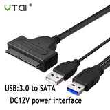 USB SATA 7+15Pin Adapter Converter Cable for 2.5 3.5 inch HDD Laptop Hard Disk Disk Drive Computer Cables Connectors SATA TO USB
