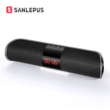 SANLEPUS Bluetooth Outdoor Speaker Metal Portable Super Bass