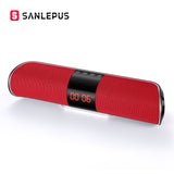 SANLEPUS Bluetooth Outdoor Speaker Metal Portable Super Bass