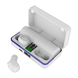 TWS 5.0 Bluetooth Earphone 6D Stereo Wireless Headphone With Mic 2200mAh LED Digital Power Bank Earbuds Noise Reduction Headset