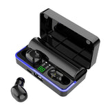 TWS 5.0 Bluetooth Earphone 6D Stereo Wireless Headphone With Mic 2200mAh LED Digital Power Bank Earbuds Noise Reduction Headset