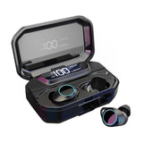 Cigfun G02 Earphones TWS Bluetooth Wireless Headphones LED Power Bank Earbuds IPX6 Waterproof Touch Wireless Earphone With Mic
